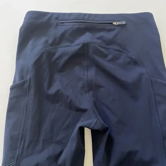 Lululemon Size 4 Speed Up Crop 21" Leggings Midnight Navy - Picture 6 of 10